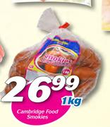 Cambridge Food Smokies-Per Kg