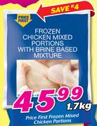 Price First Frozen Mixed Chicken Portions-1.7Kg