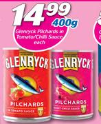 Glenryck Pilchards In Tomato/Chilli sauce-400g Each