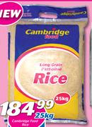 Cambridge Food Rice-10Kg