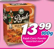 Rajah Curry Powder Assorted-100g Each
