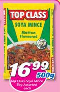 Top Class Soya Mince Bag Assorted-500g Each