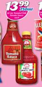 All Joy Tomato/Chilli Tomato sauce-750ml Each