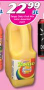 Tango Dairy Fruit Mix Juice Assorted-3Ltr Each