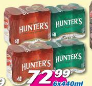 Hunters Cans Assorted-24 x 440ml