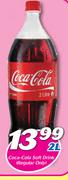 Coca Cola Soft Drink Regular Only-2Ltr