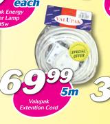 Valupak Extension Cord 5m