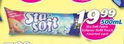Sta Soft Fabric Softener Refill Pouch Assorted-500ml Each