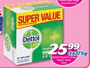 Dettol Hygiene Soap Super Value Pack-3 x 175g