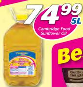 Cambridge Food Sunflower Oil-5ltr