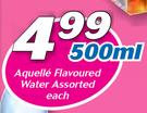 Aquelle Flavoured Water-500ml Each