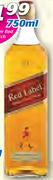 Johnnie Walker Red Label Scotch Whisky-750ml