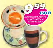 Rainhill Hand-Painted Mug/Bowl/Plate-Each