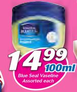 Blue Seal Vaseline-100ml Each