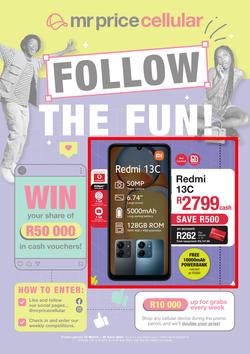 Mr Price Cellular : Follow The Fun (25 March - 30 April 2024), page 1
