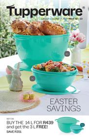 Tupperware : Easter Savings (03 March - 30 March 2024)