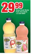 Clover Krush Nectar Fruit Juice Assorted-1.5L Each