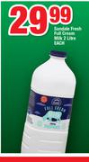 Sundale Fresh Full Cream Milk-2L Each