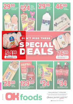 OK Foods Eastern Cape : Don't Miss These Special Deals (07 May - 18 May 2025), page 1