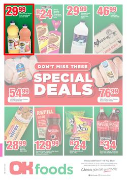 OK Foods Eastern Cape : Don't Miss These Special Deals (07 May - 18 May 2025), page 1