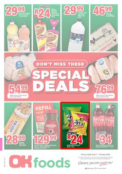 OK Foods Eastern Cape : Don't Miss These Special Deals (07 May - 18 May 2025), page 1