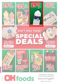 OK Foods Eastern Cape : Don't Miss These Special Deals (07 May - 18 May 2025), page 1