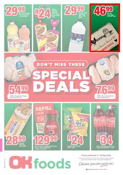 OK Foods Eastern Cape : Don't Miss These Special Deals (07 May - 18 May 2025), page 1