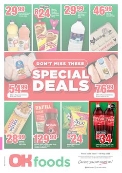 OK Foods Eastern Cape : Don't Miss These Special Deals (07 May - 18 May 2025), page 1