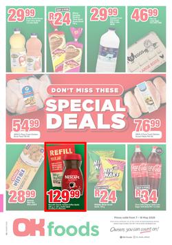 OK Foods Eastern Cape : Don't Miss These Special Deals (07 May - 18 May 2025), page 1