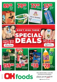 OK Foods Eastern Cape : Don't Miss These Special Deals (26 May 2025 - 08 June 2025)