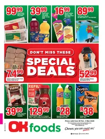 OK Foods Eastern Cape : Don't Miss These Special Deals (25 February - 09 March 2025)