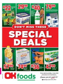OK Foods Eastern Cape : Don't Miss These Days Special Deals (22 May - 02 June 2024)