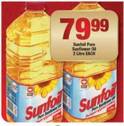 Sunfoil Pure Sunflower Oil-2L Each