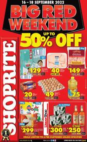 Shoprite Eastern Cape : Big Red Weekend! (16 September - 18 September ...