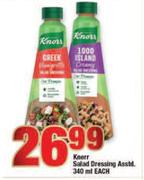 Knorr Salad Dressing Assorted-340ml Each
