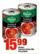Rhodes Tomato & Onion Mix-410g Each