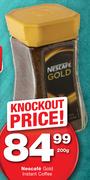 Nescafe Gold Instant Coffee-200g