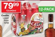 Castle Lager Beer NRB-12x340ml