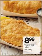Fresh Fried Hake-Per 100g