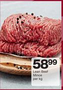 Lean Beef Mince-Per kg