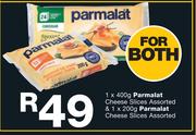 Parmalat Cheese Slices Assorted 400g And Parmalat Cheese Slices Assorted 200g