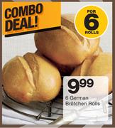 6 German Brotchen Rolls-For 6