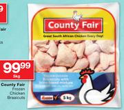 County Fair Frozen Chicken Braaicuts-5Kg