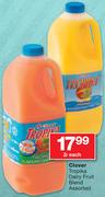 Clover Tropika Dairy Fruit Blend Assorted-2Ltr Each