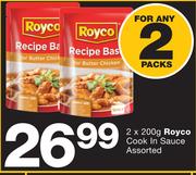Royco Cook In Sauce Assorted-2x200g