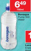 Bonaqua Pump Still Water-750ml