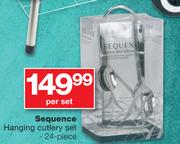 Sequence Hanging Cutlery Set-24 Piece