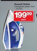 Russell Hobbs Ceraglide Steam Iron 2000W-Each
