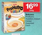 Bokomo ProNutro Toddlers Instant Cereal Assorted-250g 