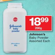 Johnson's Baby Powder Assorted-200g Each